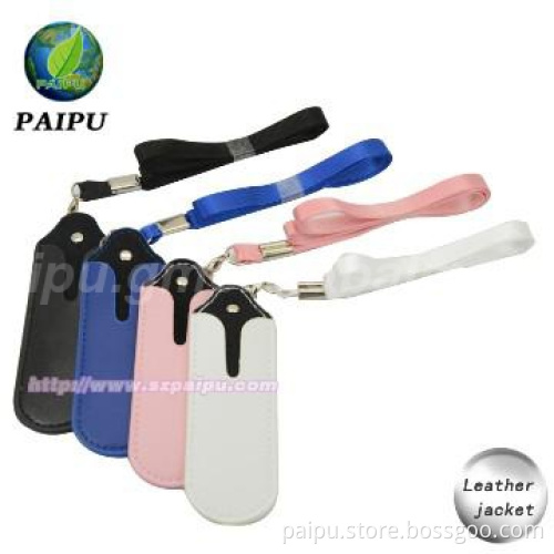 Colorful leather,ego leather lanyard for eGo e cigarette